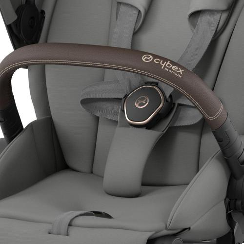 Коляска 2 в 1 Cybex Priam IV Rosegold Mirage Grey фото 9