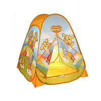 Палатка детская игровая Оранжевая корова Играем вместе GFA-OC01-R