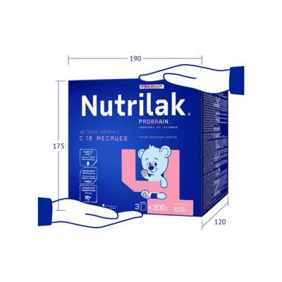 Детское молочко с пребиотиками и нуклеотидами Premium 4 Nutrilak 89511