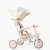 Велосипед трёхколёсный Happy Baby Mercury Pro 50047 milky