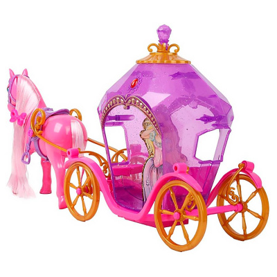 Карета и лошадь для кукол 29 см Карапуз B1799107-НCAR-RU 4