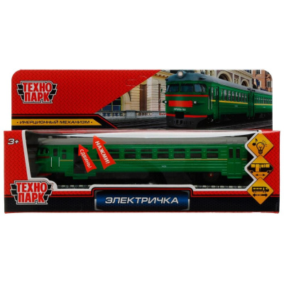 Модель металлическая Электричка Технопарк COMTRAIN-19SL-GN