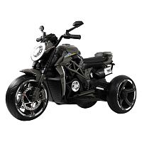Детский электромотоцикл RiverToys C111MC серый