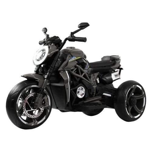 Детский электромотоцикл RiverToys C111MC серый