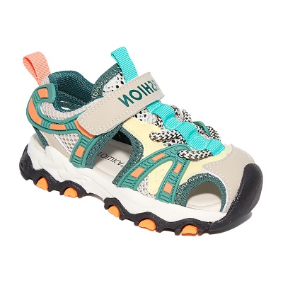 Сандалии для мальчика Капитошка A18463 зеленые 1