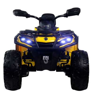 Детский электроквадроцикл BRP Can-Am Outlander RiverToys Y888YY желтый 3