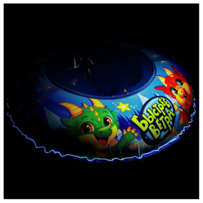 Тюбинг–ватрушка Дино с LED-подсветкой 83 см Winter Star 9408924 02