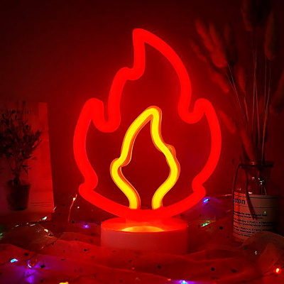 Ночник неоновый детский Fire iLikeGift 151-2022081 2