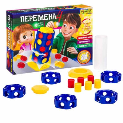 Семейная настольная игра 4 перемена Фортуна Ф86619