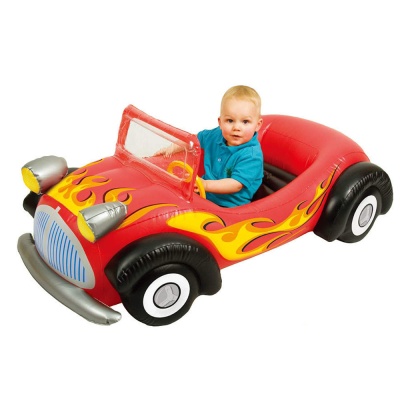 Бассейн надувной с шариками Гоночная машина Upright OT9016J