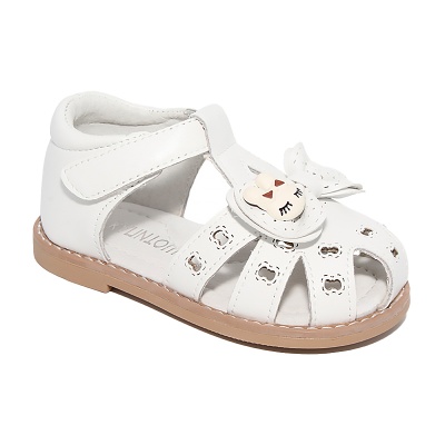 Сандалии для девочки Капитошка A21084 белые 1