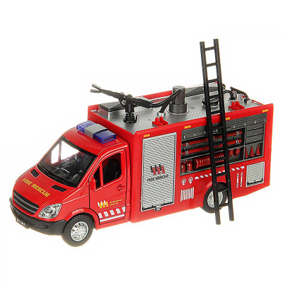 Пожарная машина инерционная свет звук Veld Co 132761 5