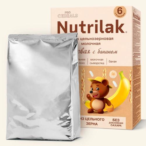 Каша Procereals Рисовая цельнозерновая с бананом молочная 200 г Nutrilak 81982 фото 4