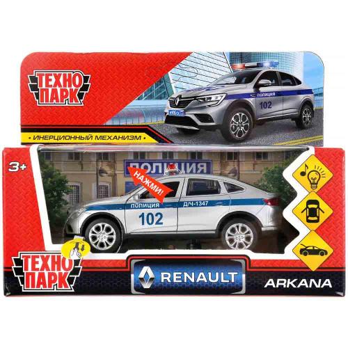 Игрушка Машина Renault Arkana Полиция Технопарк ARKANA-12SLPOL-SR фото 3
