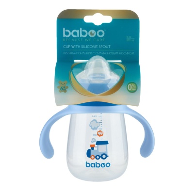 Кружка-поильник 260мл Transport Baboo 8-121 1