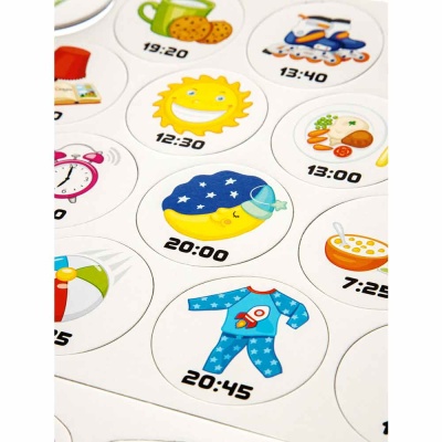 Игра развивающая Магнитные истории Учим время! Десятое Королевство 01658