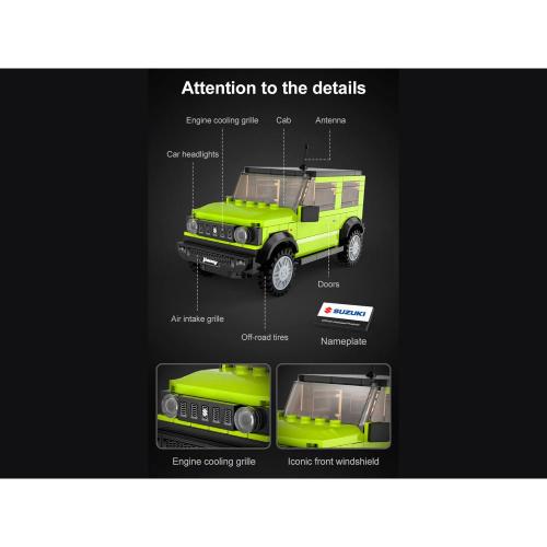 Конструктор CaDA Suzuki Jimny 192 детали Double Eagle C55023W фото 3