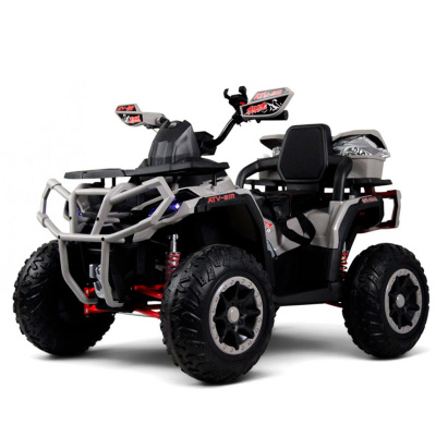 Детский электроквадроцикл RiverToys Z111ZZ серый 3