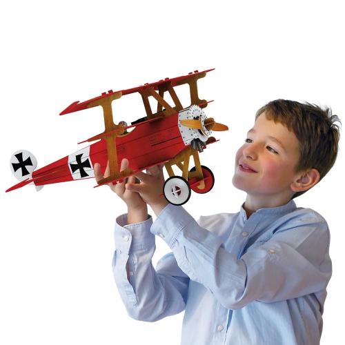 Конструктор картонный 3D + книга. Аэроплан. Серия Путешествуй, изучай и исследуй ГеоДом фото 4